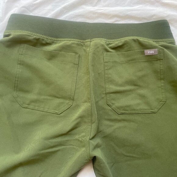 Figs Scrub Pants Olive Green Livingston WM - Picture 4 of 7